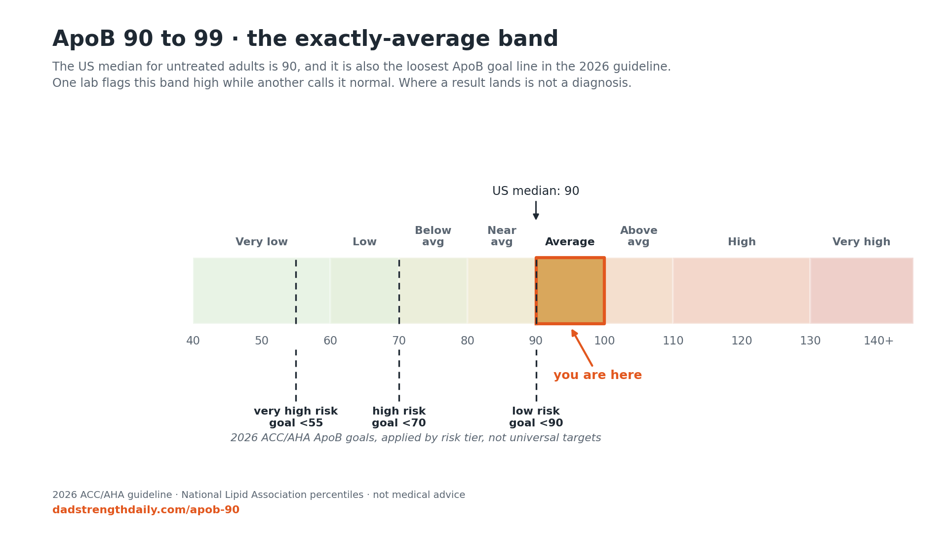 ApoB 90 Is Exactly Average. That Is the Problem.